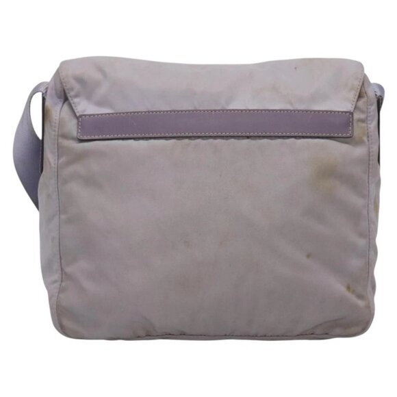 PRADA Shoulder Bag Nylon Purple Silver Auth ti3319 - Picture 2 of 16